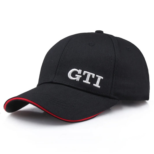 2019 New Fashion High Quality Baseball Cap GTI Letter Embroidery Casual Hat Man Woman Racing Car logo Black Cotton Sport hats